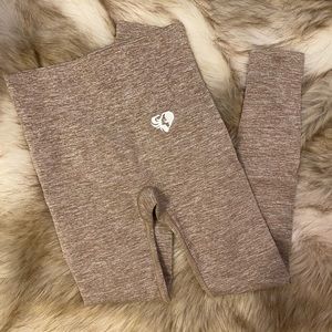 Move Seamless Leggings | Brown Grey Marl Small